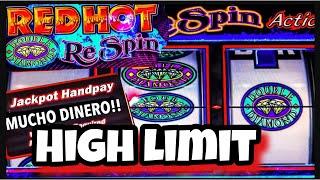RED HOT RESPIN HIGH LIMIT JACKPOT / $75 BETS PAID OUT JACKPOTS