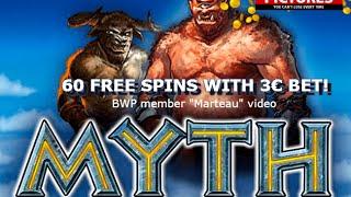 Myth Slot - 60 Free Spins!