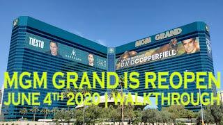 MGM Grand Las Vegas Is Reopen | June 2020 Walkthrough
