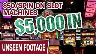 $5,000 on HIGH-LIMIT Wild Wolf  CRAZY! I’m Doing $50/SPIN on SLOT MACHINES