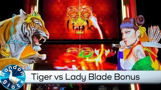 Tiger vs Lady Blade Slot Machine Bonus