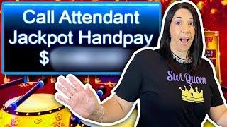 JACKPOT HANDPAY  OMG  FINALLY GOT THE DRUMS TO PAY OFF ‼️