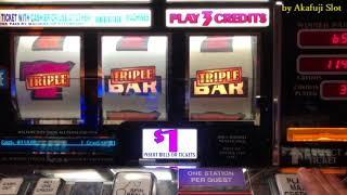 Triple Gold $1 Slot Machine - HAZURE, 赤富士スロット, カリフォルニア カジノ, 勝負師, 女子ギャンブラー, スロットマシン