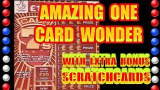 It's a Cracker of a Scratchcard Game...........One cards Wonder..with BONUS CARDS.. mmmmmmMMM..