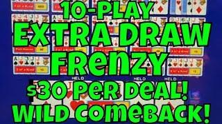 10-Play Extra Draw Frenzy - $30 Per Deal - Wild Comeback!
