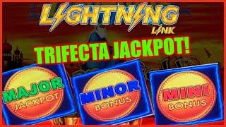 HIGH LIMIT Lightning Link Sahara Gold MASSIVE HANDPAY JACKPOT ️Happy Lantern  HANDPAY Slot Machine
