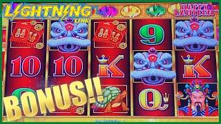 HIGH LIMIT Lightning Link Happy Lantern ️$25 Bonus Round Slot Machine Casino