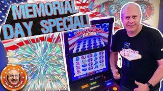 • MAX BET Memorial Day Special! •Star Spangled Riches Slot Fun! •| The Big Jackpot
