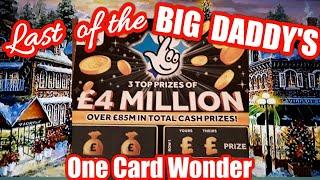 BIG DADDY.....Last of the£4.Million £10 Scratchcards...... One Card Wonder Game