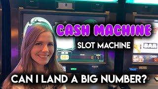 First Try on CASH MACHINE! Lot's of Re-Spins!!