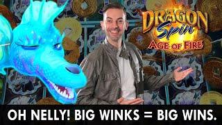 BIG Winks = BIG WINS on the Newest Dragon Spin: Age of  #ad