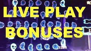LIVE PLAY and BONUSES on Mystery Manor Video Keno Slot Machine