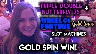 Got the GOLD Spin!!! Wheel of Fortune Slot Machine!!! BONUS!!!