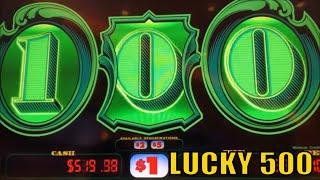 RIDE A ROLLER COASTER ! $500 Slot Live Play LUCKY 500CASH MACHINE Slot (EVERI)  $10.00 MAX BET