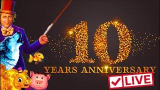 Celebrating 10 years Of WINNING on Youtube! Extra Special LIVE Stream!