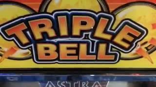 £5 Challenge Triple Bell Fruit Machine at Clarence Pier Southsea