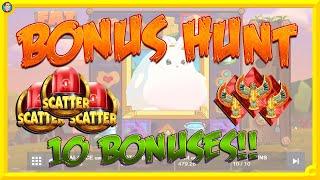 Bonus Hunt with 10 BONUSES!! Animal Antics, Grizzly & More!