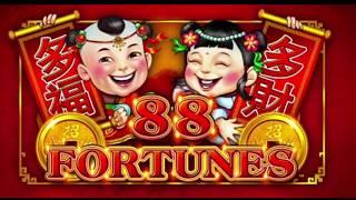 * 88 Fortunes * Max bet - Live play and Bonuses
