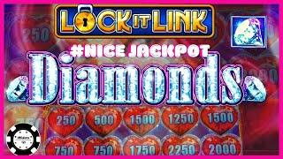 HIGH LIMIT Lock It Link Diamonds HANDPAY JACKPOT on $25 MAX BET SPIN Buffalo Gold Slot Machine