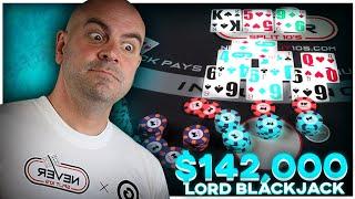 $150,000 LORD BLACKJACK - High Stakes Blackjack E 195