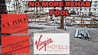 Las Vegas Virgin Hotel & Casino - He got in the POOL area!!