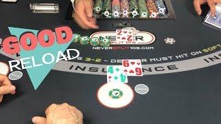 Blackjack Reload - Terrible runouts until the end
