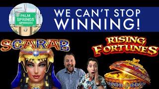 Rising Fortunes & Scarab Slots - WE CAN'T STOP WINNING on These Machines!