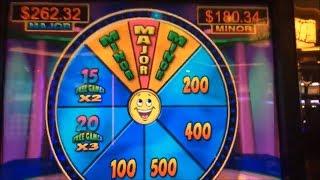 Nice Win! Mr. Cashman Tonight Slot Machine Bonus Wheel