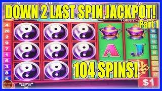 OMG! WIFE WAS DOWN TO LAST SPIN AND HIT A JACKPOT!!! ( Part 1 )