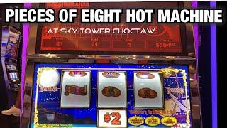 VGT HOT PIECES OF EIGHT SLOTS AT SKY TOWER CHOCTAW CASINO DURANT