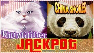 JACKPOT  KITTY GLITTER vs CHINA SHORES