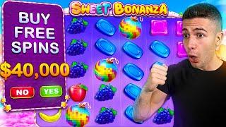 $40,000 Bonus Buy on SWEET BONANZA  (40K Bonus Buy Series #06)