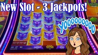 Have You Seen This NEW Slot Machine - Overloot! 3 Jackpots! Winstar Casino.