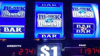 Slot Winner !! Progressive Jackpot Again - Huge Hand PayNew Black Diamond - High Limit  赤富士スロット、カジノ