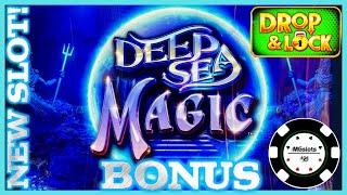 NEW SLOT Drop & Lock Deep Sea Magic HIGH LIMIT $15 BONUS ROUND LOCK IT LINK SLOT MACHINE CASINO
