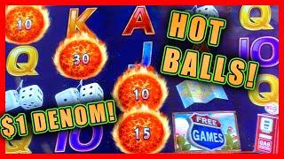 HOT FIRE LINK BALLS!  ULTIMATE FIRE LINK  FREE SPIN BONUSES & $1 DENOM SPINS!