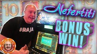 $25 a SPIN!  Nefertiti BONU$ JACKPOT! High Limit Wins! | The Big Jackpot