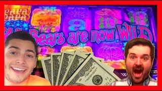 BIG WIN!!! LIVE PLAY and Bonus on Goldilocks Slot Machine