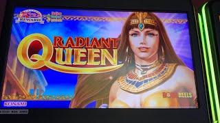 Whole lot of shaking, free spins, regtriggers and winning with Konami Radiant Queen