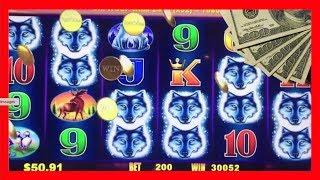BIG WINS!!! BONUSES on Wolf Moon Slot Machine