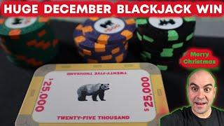 It's a Christmas miracle - Huge December Blackjack Win