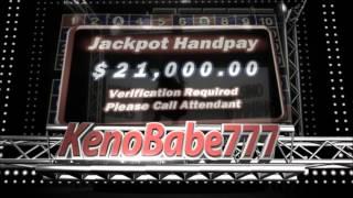Keno $$$ AWESOME $$$$ HUGE Handpay Jackpot!!!!