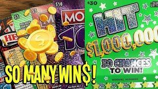 BEAUTIFUL WIN$ = PROFIT!!  $30 Hit $1,000,000 +  LOTS MORE!  $86 TX Lottery Scratch Off Tickets