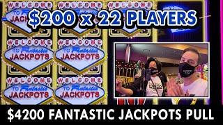 Welcome to Fantastic Jackpots  $4,200 GROUP SLOT PULL  Agua Caliente Casino