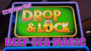 BEAUTIFUL DROP & LOCK BONUS !DEEP SEA MAGIC (SG) Slot$210 Slot Free Play彡栗スロ San Manuel