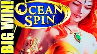 NEW SLOT! AWESOME BIG WIN COMEBACK! ‍️ SHE CAME OUT OF NOWHERE! OCEAN SPIN Slot Machine (Konami)