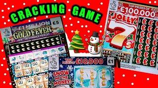 WHAT A CRACKING  GAME..GOLDFEVER..JOLLY 7s..SNOW ME THE MONEY..£100 LOADED..£250,000 ORANGE