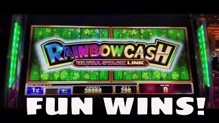 RAINBOW CASH Live Play and Bonus Wins
