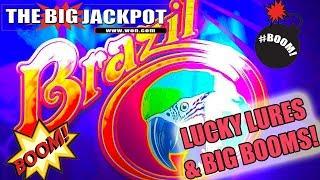 Lucky Lures & BIG BOOMS on Brazil Bonus Round!  | The Big Jackpot