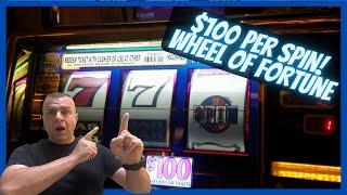 Wheel Of Fortune $100 Per Spin!
